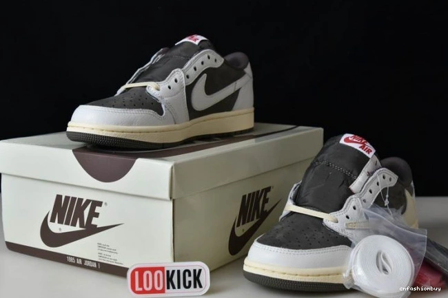 x Air 1 Travis Jordan Mocha Reverse DM7866-162 Scott 1012